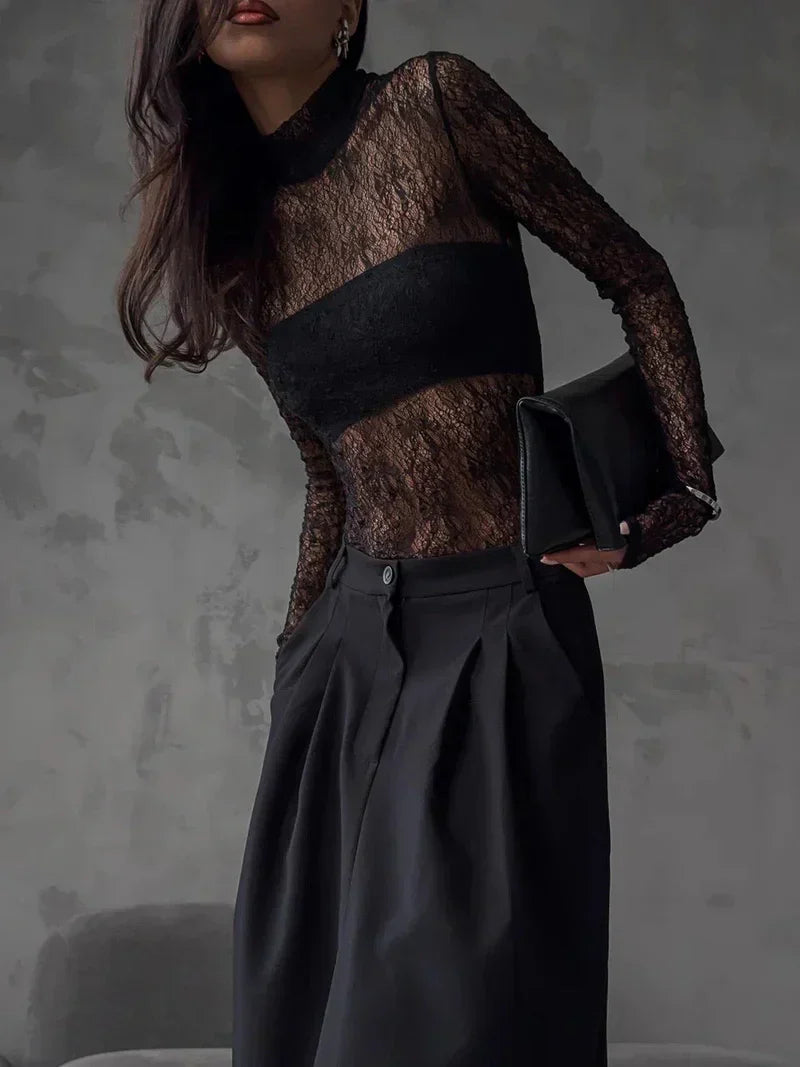 Falda larga Alaia