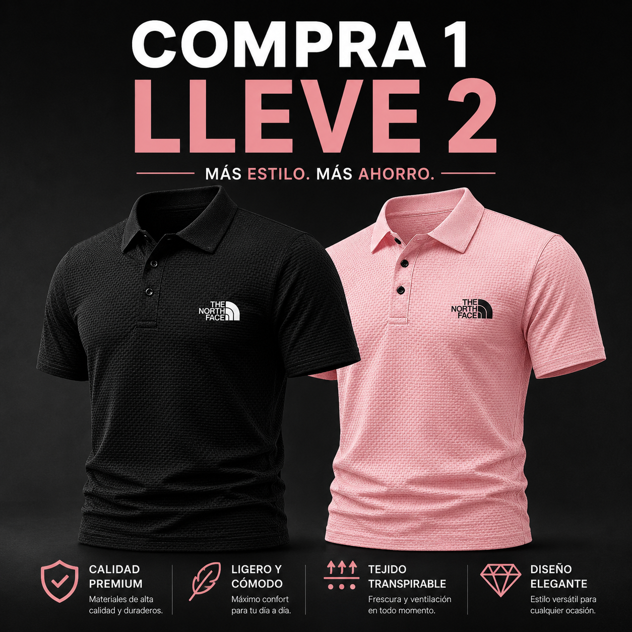 Polo Premium TNF 2026 - Compra 1 y llévate 2