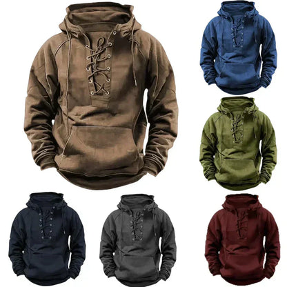Sudadera con capucha retro: calidez, comodidad y estilo para cada aventura.