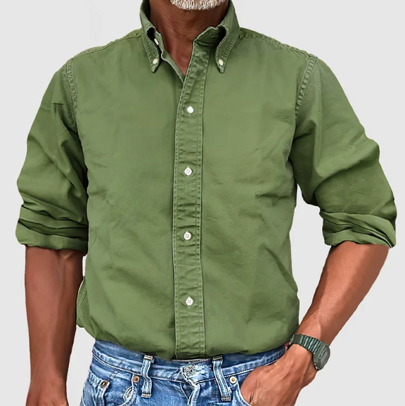 Nelson | Camisa esencial de manga larga