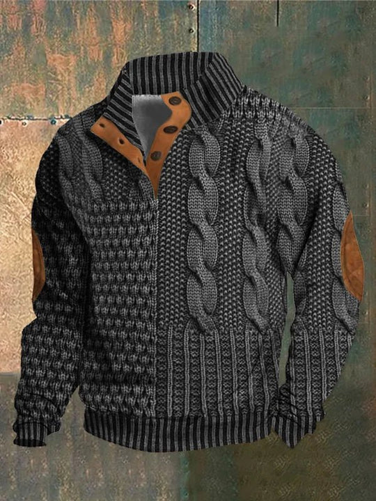 Georges™ – Suéter estampado vintage