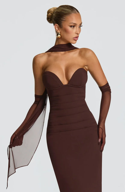Vestido largo Lindsey